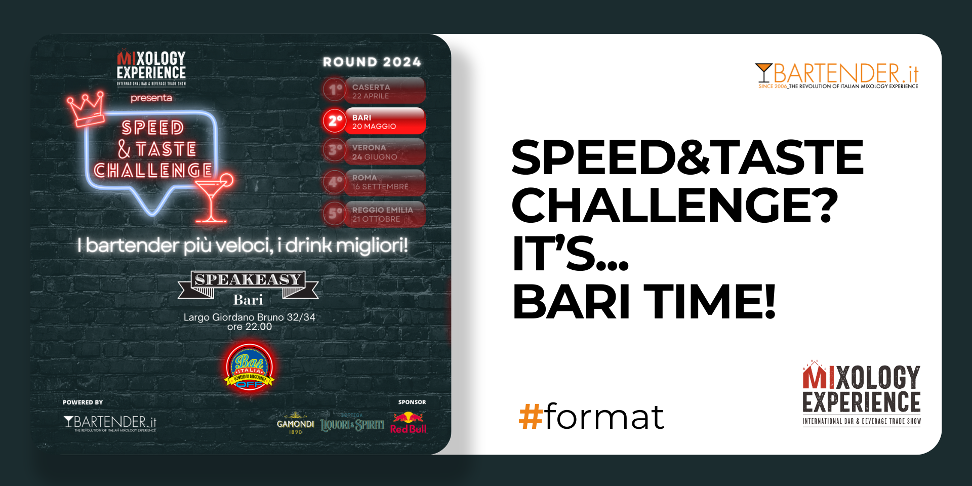 Speed ​​​​​​​​​​​​​​​​​​​​​​​​​​​​​​​​​​​​​​​​and and Taste Challenge: it is time for Bari!